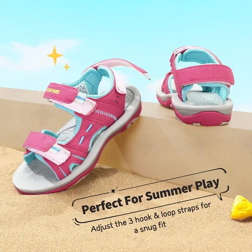Vista 4 de DREAM PAIRS Sandalias deportivas de verano para niños y niñas (niños pequeñosniñosgrandes)