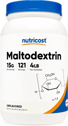 Vista 6 de Nutricost Maltodextrina en polvo 2 libras - Sin gluten, sin OMG