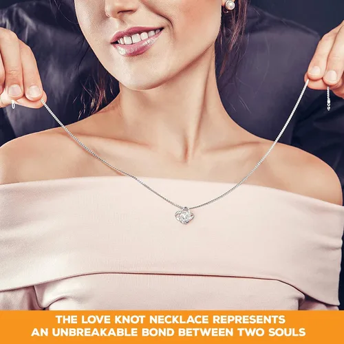 Vista 5 de Collar de nudo de amor Mama te quiero regalos para madre joyería para mamá en español collares españoles para mujer regalos familiares españoles