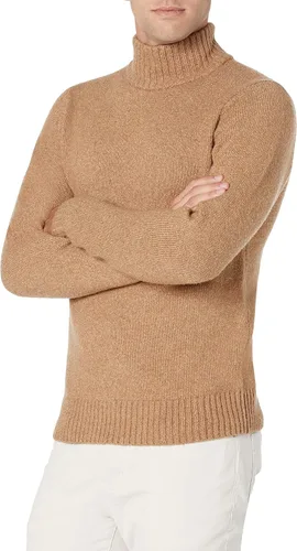 Vista 2 de Tienda Essentials Suéter de cuello alto suave al tacto para hombre