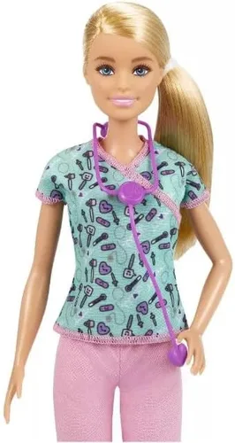 Vista 3 de Barbie Muñeca enfermera