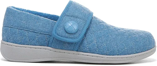 Vista 5 de Vionic Women's Indulge Jackie Flannel Slip On Slipper- Comfortable Spa House Slippers that include Three-Zone Comfort with Orthotic Insole Arch