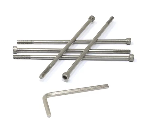 Vista 263 de iexcell Kit de tornillos de cabeza hexagonal de acero inoxidable 304, 100 unidades M2 x 0.157 in, paso de rosca de 0.016 in