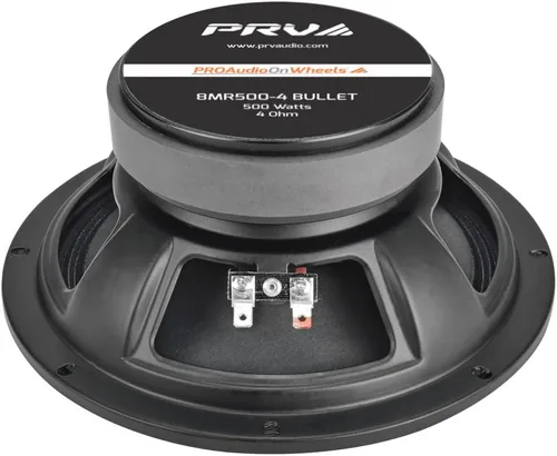 Vista 5 de PRV AUDIO Altavoz de rango medio de 8 pulgadas 8MR500-4, potencia de programa de 500 vatios, 4 ohmios, altavoces de bala de bobina de voz de 1.5