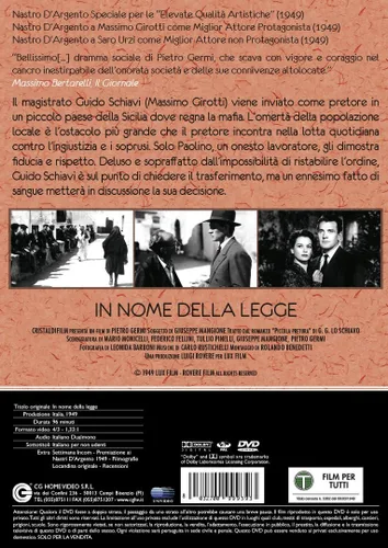Vista 2 de in nome della legge (dvd) italian import