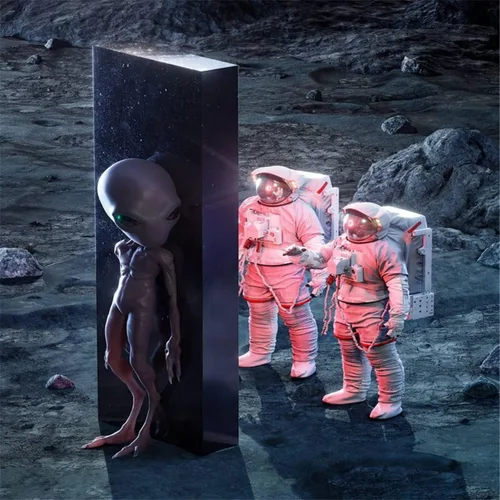 Vista 5 de LECOK Máscara de alienígena aterradora, máscara realista de Halloween para adultos, cubierta de cabeza de látex espeluznante, para disfraces