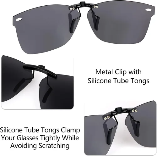 Vista 4 de Gafas de sol polarizadas CLIP-ON para RAY-BAN RB5228 RX5228