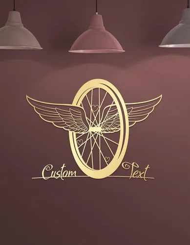 Vista 5 de Arte y decoración de pared de bicicleta de metal personalizada, regalo de metal personalizado para bicicleta, regalo para amantes del ciclismo