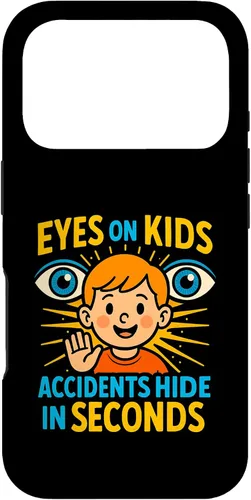 Vista 30 de Eyes on Kids Child Safety Gift for Moms, Granny, Grandad Case for iPhone 16