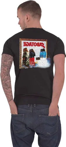 Vista 2 de Black Sabbath Hombre Sabotage (Back Print) Slim Fit T-shirt Negro, Negro