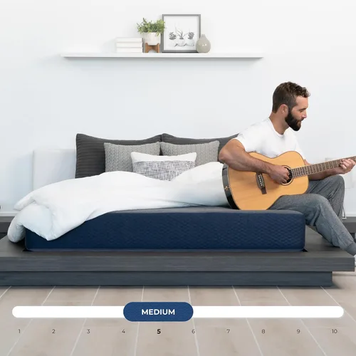 Vista 4 de DREAMFOAM Brooklyn Bedding Copperflex Essential - Colchón de espuma viscoelástica de gel de 14 pulgadas con protección contra manchas