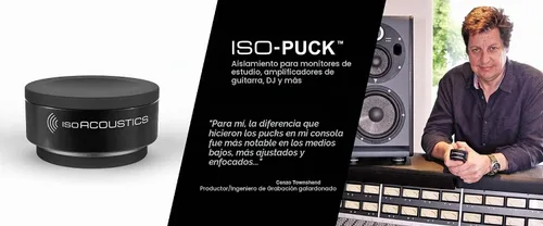 Vista 7 de IsoAcoustics Aisladores acústicos de la serie Iso-Puck (Iso-Puck, 20 libras máx./unidad, paquete de 2)