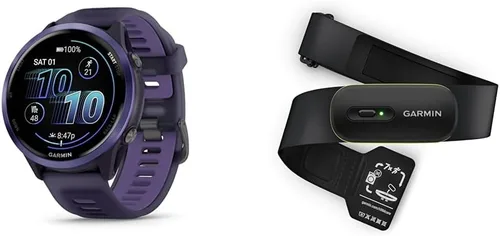 Vista 10 de Garmin® Forerunner® 570, 1.850 in, reloj inteligente avanzado con GPS para correr y triatlón, pantalla AMOLED, funciones de entrenamiento