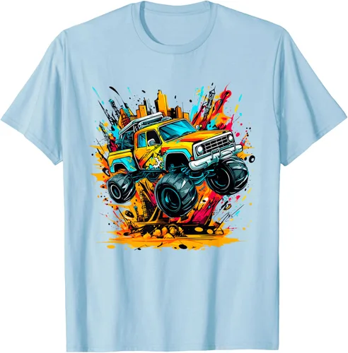 Vista 88 de Monster Trucks Are My Jam - Camiseta Monster Truck, Negro