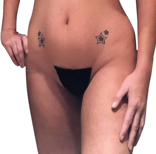 Vista 5 de C Estilo Invisible Sin Línea Panty En Forma De Corazón Tanga C-String