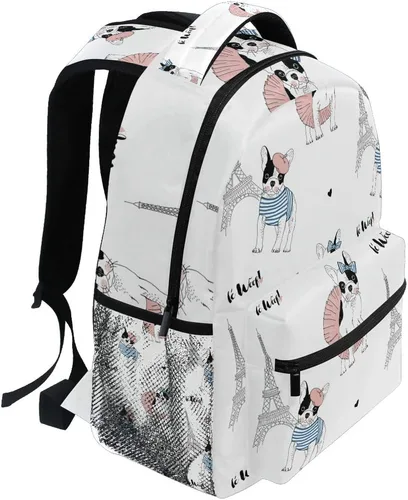 Vista 2 de Roaring Panther Mochila escolar Mochila de viaje para niños estudiantes, Patrón 5, Mochilas Daypack