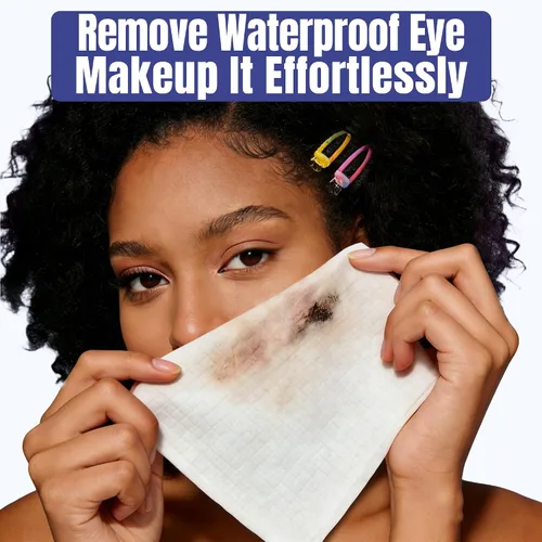 Vista 8 de Ourmed Life Toallas faciales desechables biodegradables limpias para piel sensible, paños faciales sin pelusa para removedor de maquillaje, cuidado