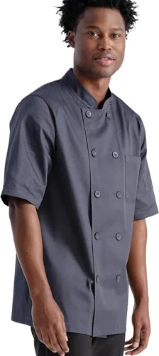Vista 5 de Chef Works Chaqueta de Chef Unisex Volnay Carbón