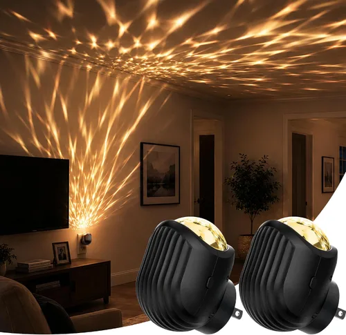 Vista 8 de L LOHAS LED - Luz nocturna LED, paquete de 2 luces nocturnas LED modernas enchufables en la pared con sensor de atardecer a amanecer, 0-100LM