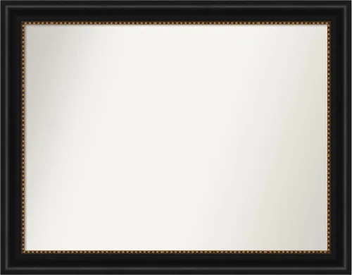 Vista 96 de Amanti Art Espejo personalizado, gran espejo de baño estrecho, espejo de pared o espejo de tocador de baño sobre el fregadero (24 x 24 pulgadas)