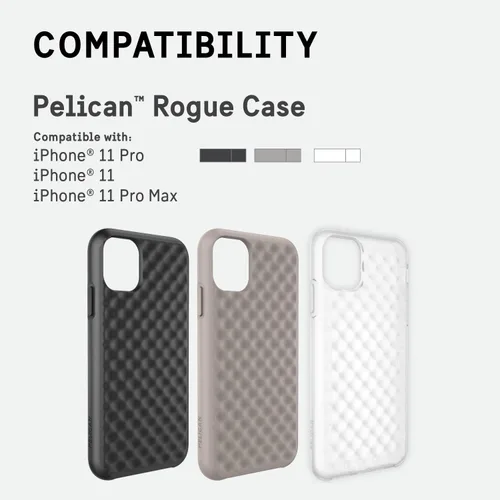 Vista 8 de Pelican Rogue - Funda para iPhone 11 Pro Max (Negro)