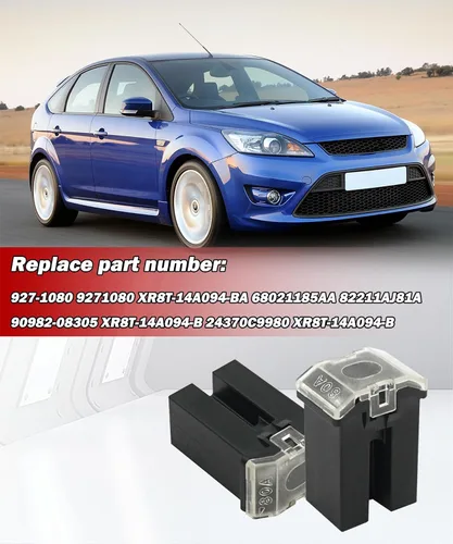 Vista 4 de 2 fusibles de 80 amperios negro Pal 3 cartuchos para Ford Toyota Lexus Chrysler Subaru Nissan Infiniti, reemplazar 927-1080 9271080 XR8T-14A094-BA