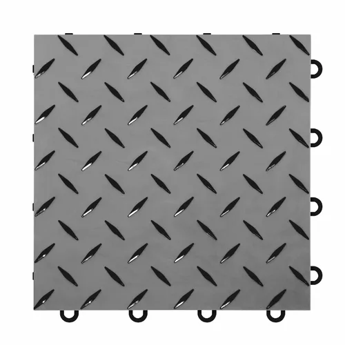 Vista 12 de Baldosas de piso entrelazadas Nitro Pro de 5/8" de grosor de FlooringInc, baldosas de piso de garaje para un garaje, taller, cobertizo o remolque