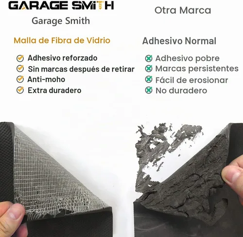 Vista 6 de Ampulla GWP02S Protector de pared de cochera para puertas de auto, diseñado en Alemania (2 unidades)