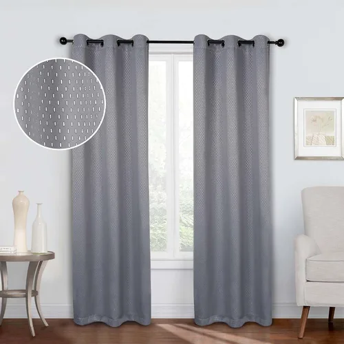 Vista 11 de Superior Cortinas opacas, oscurecimiento de la habitación para dormitorio, sala de estar, bloqueo solar, térmicas, estilo moderno, cabecera
