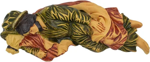 Vista 3 de Estatua de San José durmiente de 4 pulgadas Decoración cristiana católica para el hogar y la oficina Gran regalo para la primera comunión