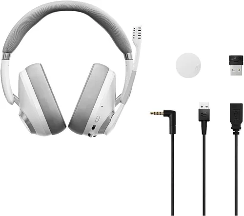 Vista 7 de EPOS Gaming H3Pro - Auriculares híbridos para juegos - Auriculares de PC con micrófono - Cancelación de ruido, ajustable, mezcla de audio con botón