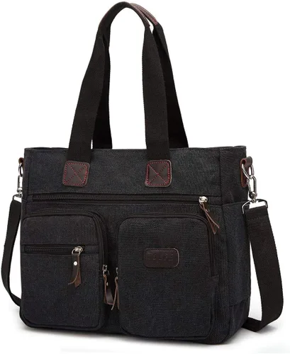 Vista 8 de ToLFE Bolso de Mano con Asa Superior para Mujer, Bolso de Hombro, Bolso Mensajero, Bolso Tote, Cartera, Bolso Cruzado, Bolsa de Viaje para Trabajo