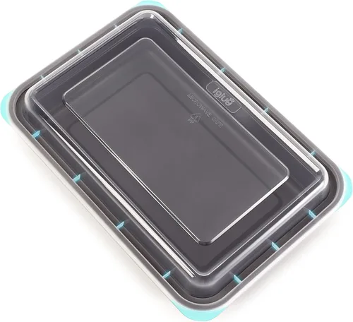 Vista 9 de Igluu Meal Prep Contenedores reutilizables (paquete de 10) 1 compartimento – 28oz Recipientes para alimentos con tapas, apilables, aptos