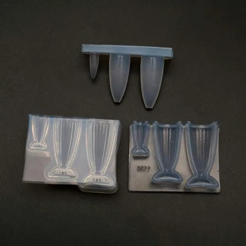 Vista 5 de DIY 3D botella de vidrio resina molde taza taza simulado comida mini pastel molde de silicona