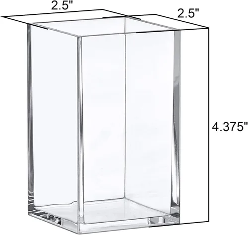 Vista 4 de Amazing Abby - Penelope - Paquete de 2 soportes para bolígrafos, soporte acrílico para bolígrafos, organizador de plástico transparente