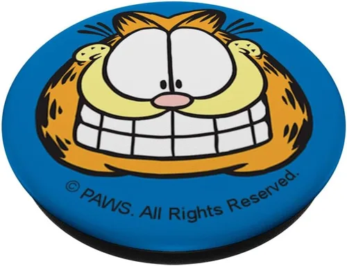 Vista 2 de Garfield Sonrisa PopSockets PopGrip estándar