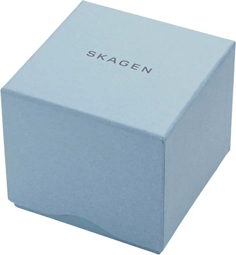 Vista 7 de Skagen Reloj minimalista de acero inoxidable para mujer