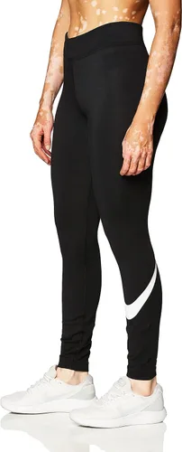 Vista 2 de Nike NSW Essential - Leggings Swoosh de tiro medio para mujer