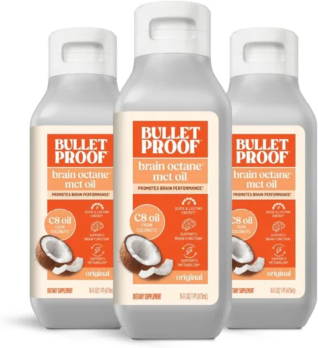 Vista 14 de Bulletproof Brain Octane Suplemento a base de aceite para el cerebro - 16 oz (paquete de 2)