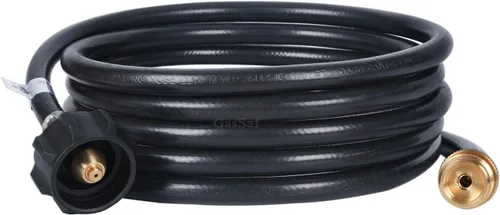 Vista 10 de GasSaf Manguera adaptadora de propano de 4 pies, conexión de propano de 1