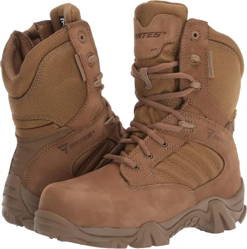 Vista 7 de Bates Botas militares y tácticas con cremallera lateral Gx-8 para hombre, talla única