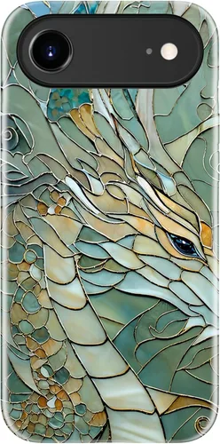 Vista 140 de LUHOURI Funda para iPhone 12 Mini, compatible con carga inalámbrica, doble capa, interior de silicona suave + carcasa exterior dura, bonito diseño