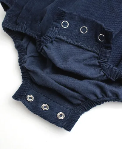 Vista 6 de RuffleButts Mamelucos de burbujas de manga larga para bebés y niñas pequeñas