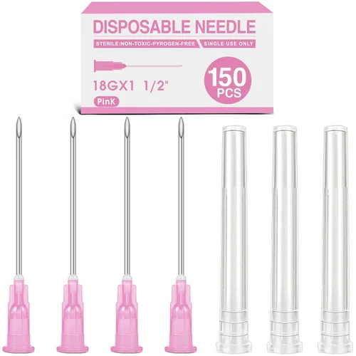 Vista 9 de Paquete de 150 candados Luer de 27 Ga 1/2 pulgadas para laboratorios científicos