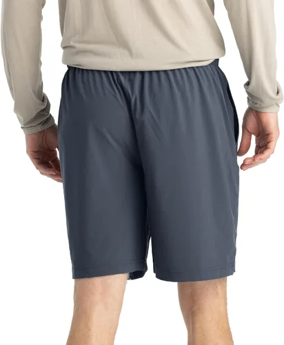 Vista 2 de Free Fly Pantalones cortos Breeze para hombre, entrepierna de 8 pulgadas, de secado rápido, ligeros, con protección solar UPF 50+