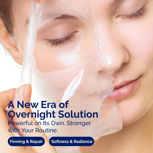 Vista 2 de ZealSea Mascarilla facial con envoltura de colágeno bio Matrixyl 3000 péptido para reafirmar, rellenar, elasticidad y reparación de barreras