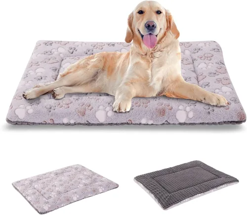 Vista 43 de BVAGSS Almohadilla Reversible para Jaula de Perro, Colchoneta de Cama para Mascotas de Espuma Viscoelástica, Colchón Suave y Cálido Lavable a