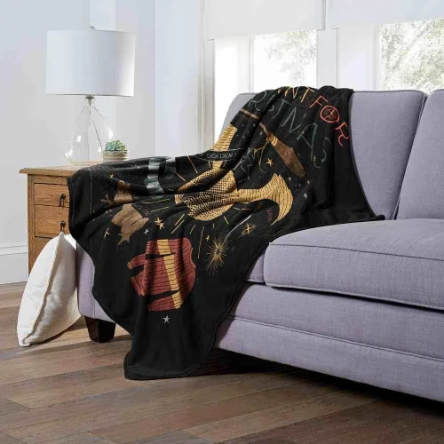 Vista 2 de Northwest Harry Potter - Manta de seda táctil, 50 x 60 pulgadas, All I Want for Christmas