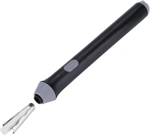 Vista 3 de Kit de borrador de lápiz eléctrico, borrador automático a pilas con 20 recambios, negro, para dibujar y dibujar