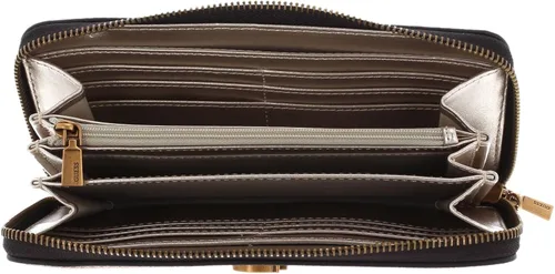 Vista 2 de GUESS Cartera grande con cremallera con logotipo de Nell